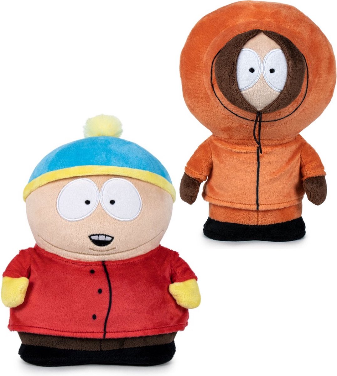 Kenny + Cartman South Park Pluche Knuffel 18 cm [Speelgoed knuffelpop voor kinderen jongens meisjes | Cartoon Merchandise Snow Day DVD | Kenny, Cartman, Stan, Kyle South-Park Southpark]